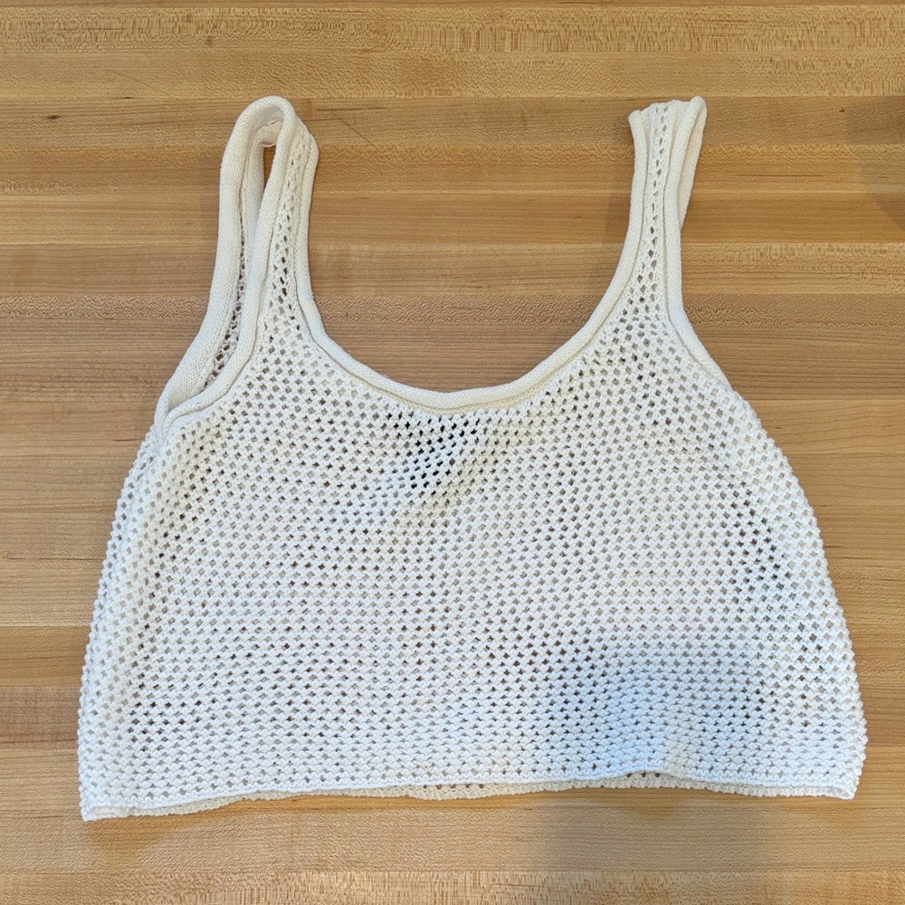 Forever 21 Ivory Knit Top
